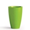 Vaso da giardino in resina verde per esterno. Vasi da interno design in polietilene