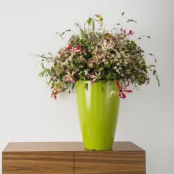 Vaso Prisma round verde