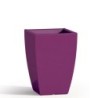 Vaso da giardino in resina viola per esterno. Vasi da interno design in polietilene