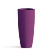 Vaso da giardino in resina viola per esterno. Vasi da interno design in polietilene