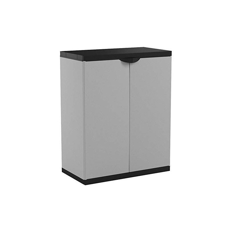 Armadio Multiuso da esterno a due ante Mongardi. Armadietto in resina da giardino