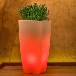 Vaso luminoso da giardino per esterno