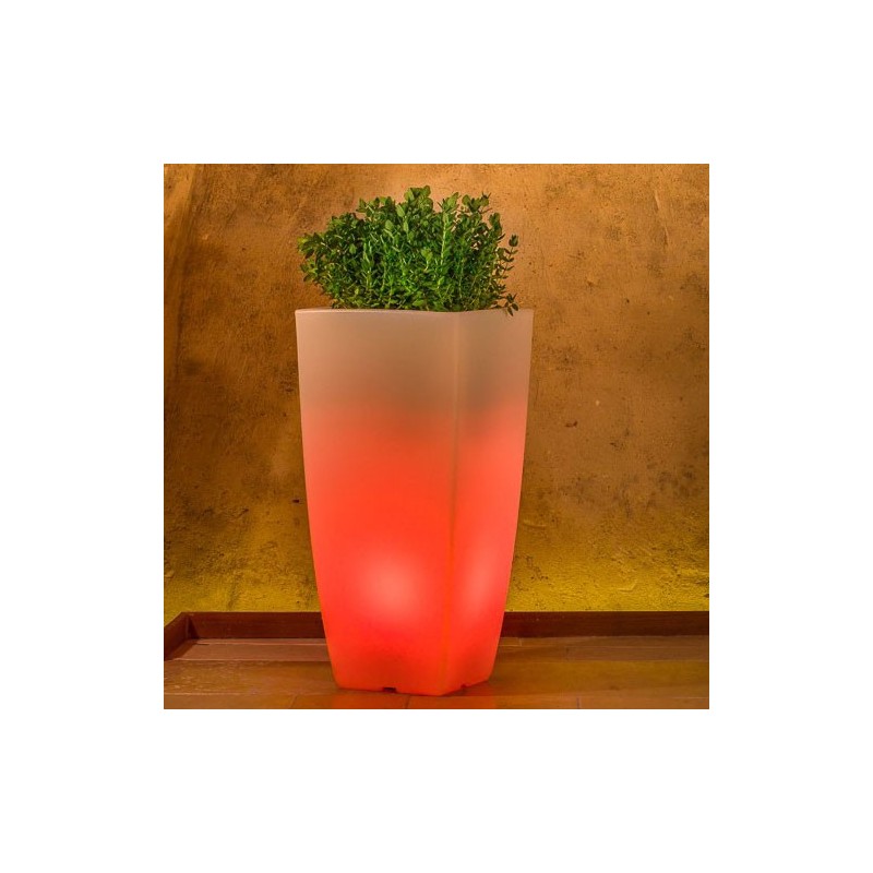 Vaso luminoso da giardino per esterno