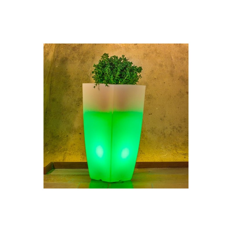 Vaso luminoso da giardino per esterno