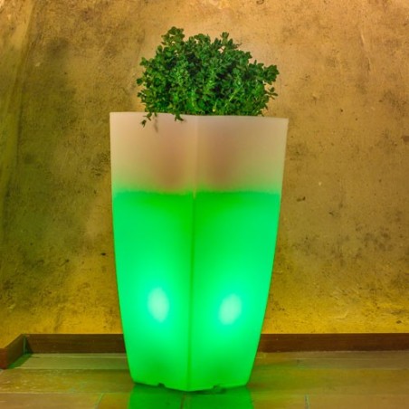 Vaso luminoso da giardino per esterno